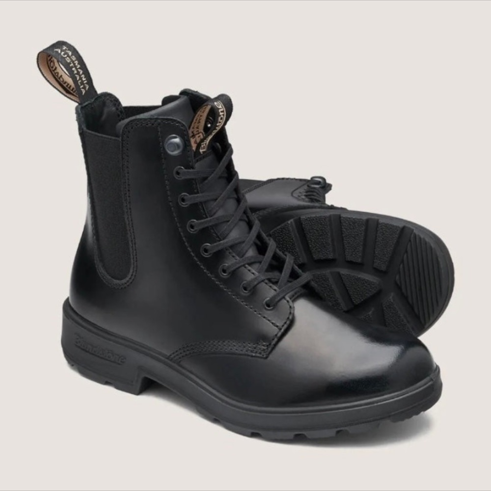 Blundstone Gore Lace-up Boots Blush Brush New 9.5